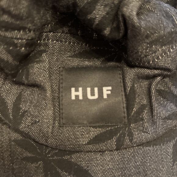 HUF 5 Panel Hat Cap Strap Back Marijuana Weed Leaf AOP Allover Skater‎ One Size - Picture 7 of 9